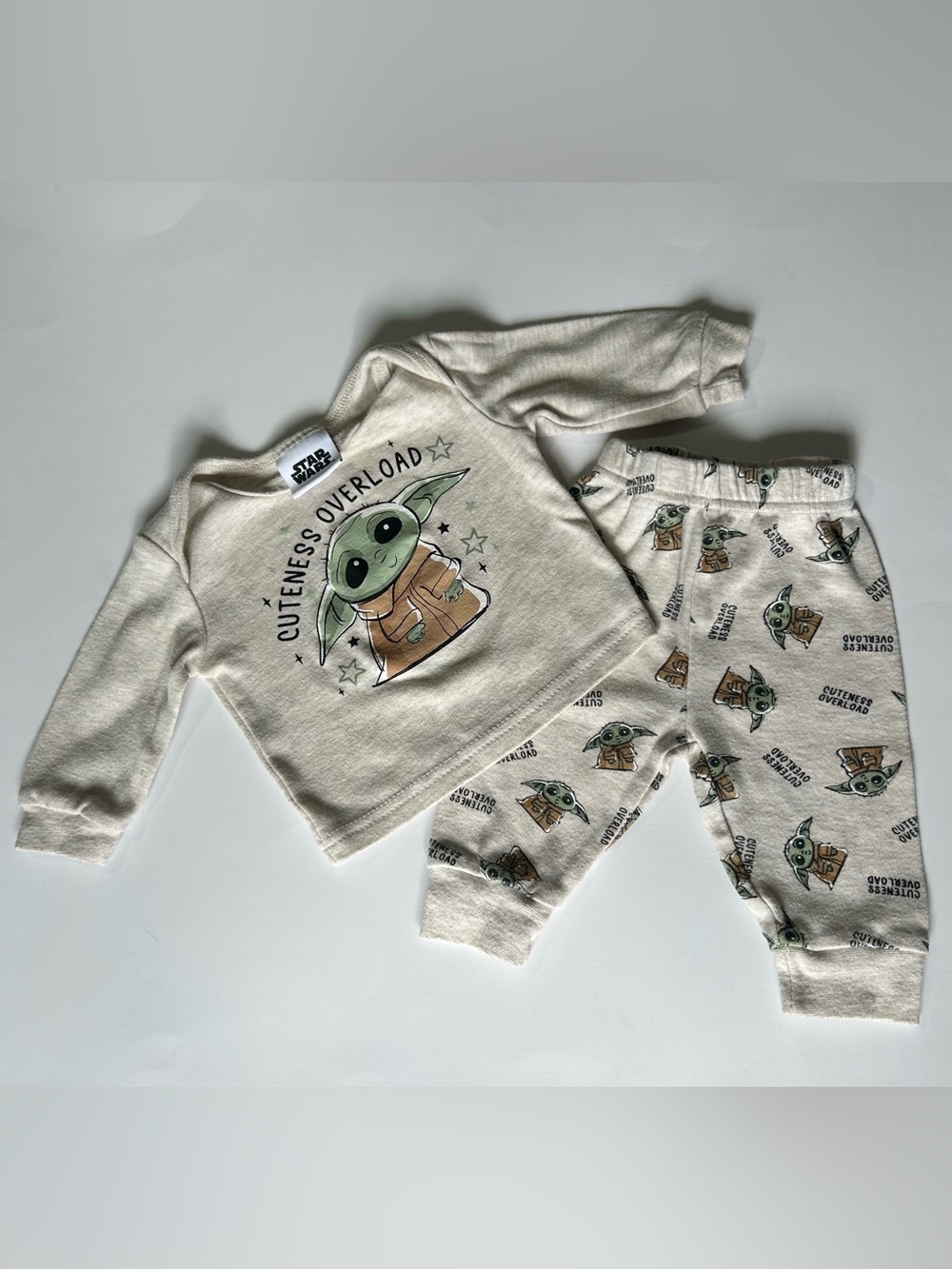 🔥4 for $45 Star Wars Baby Grogu Two-Piece Set